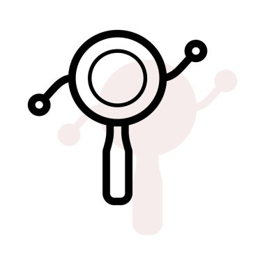 oyuncak simge vektör çizim çıngırak 