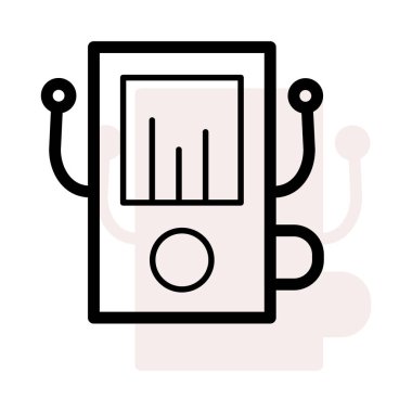 oyun otomat vektör çizim 