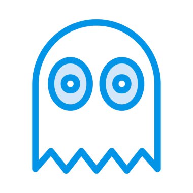 hayalet simgesi vektör illüstrasyonu 