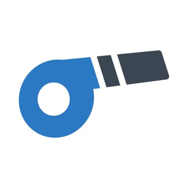 ıslık simgesi vektör illüstrasyonu 