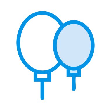 Festival Sisme Balonlar, vektör çizim