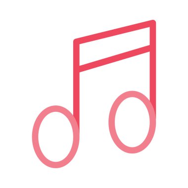 melodi simge vektör çizim 