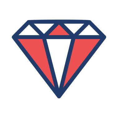 Diamante işareti, kutsal kişilerin resmi, vektör çizim 