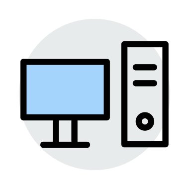 bilgisayar simgesi vektör illüstrasyonu 