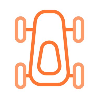 araba simgesi vektör illüstrasyonu 