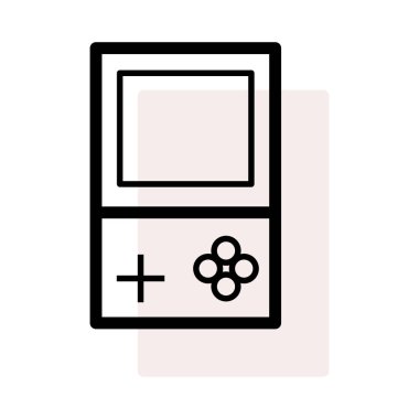 Beyaz arka plan, vektör, illüstrasyon izole tetris lat simgesini