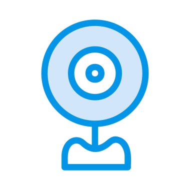 Web kamera simge vektör çizim 