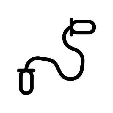 atlama ipi web simgesi, illüstrasyon vektör 