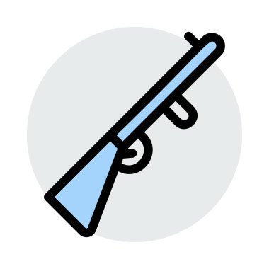 silah simge vektör çizim 