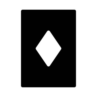 elmas kart simge vektör çizim 