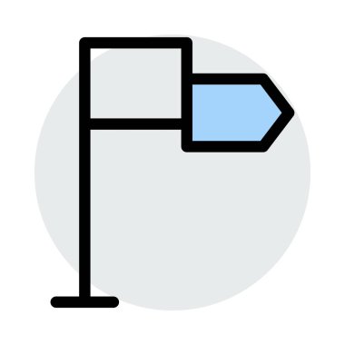 bayrak ikonu vektör illüstrasyonu 