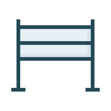 voleybol net simge vektör çizim  