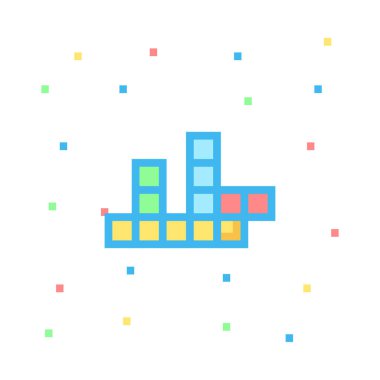 oyun simgesi vektör çizimi 