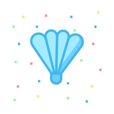 Raketle simgesi web simgesi, vektör çizim 