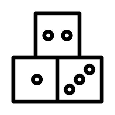 zar simgesi vektör illüstrasyonu 