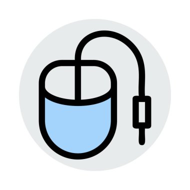 bilgisayar fare simgesi vektör illüstrasyonu 