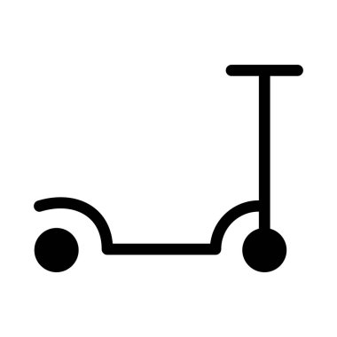 scooter simgesi vektör illüstrasyonu 