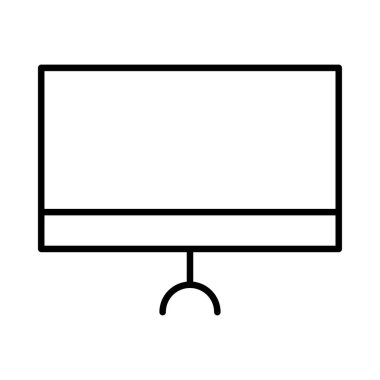 Ekran simge vektör çizim 