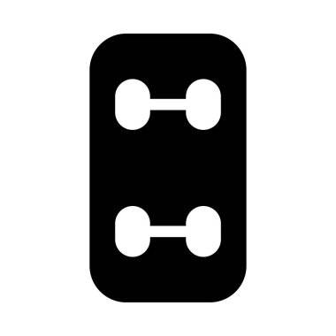 kaykay satır simge vektör çizim 