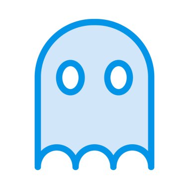 hayalet simgesi vektör illüstrasyonu 