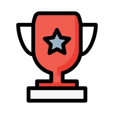 kazanan Kupası. Kavram kupa. Vektör çizim 