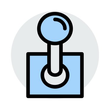 joystick simgesi vektör illüstrasyonu 