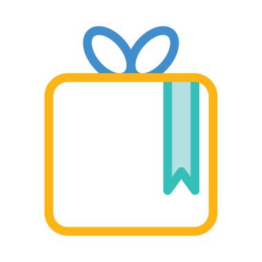 hediye simgesi vektör illüstrasyonu 