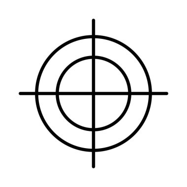 hedef simge vektör illüstrasyonu 