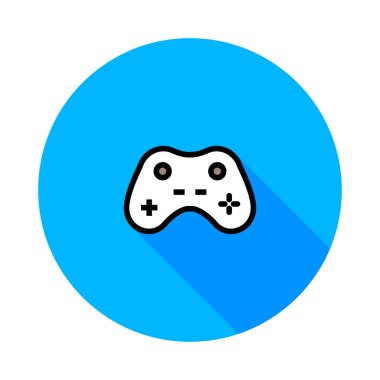 Video oyun konsolu kutsal kişilerin resmi, vektör çizim 