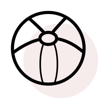 topu simge vektör çizim. Spor