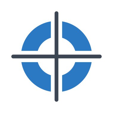 hedef simge vektör illüstrasyonu 