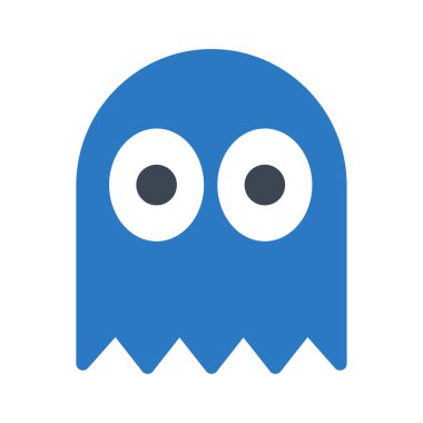 hayalet simgesi vektör illüstrasyonu 