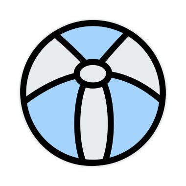 topu simge vektör çizim. Spor