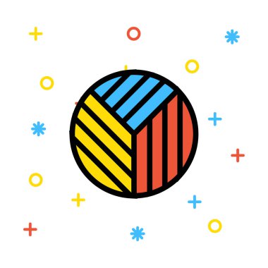 topu simge vektör çizim. Spor