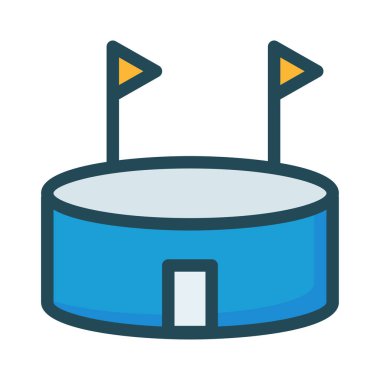 kale ikonu vektör illüstrasyonu 