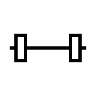 Halter simgesi, spor vektör çizim 