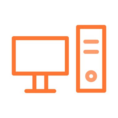 bilgisayar simgesi vektör illüstrasyonu 