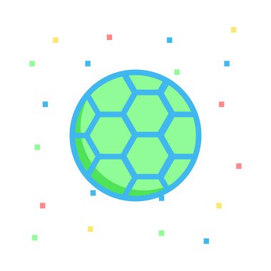 topu simge vektör çizim. Spor