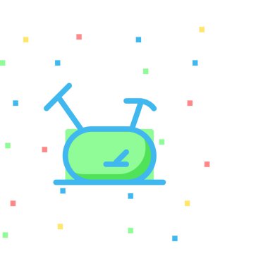 bisiklet ağı simgesi, vektör illüstrasyonu 