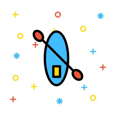 tekne vektör çizim. Spor