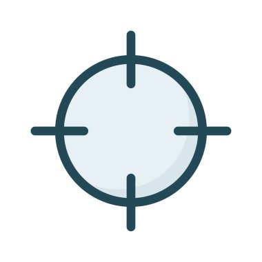 hedef simge vektör illüstrasyonu 