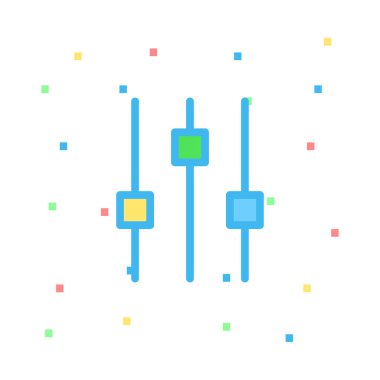 Ses regülatör simge vektör çizim 