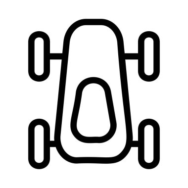 araba simgesi vektör illüstrasyonu 