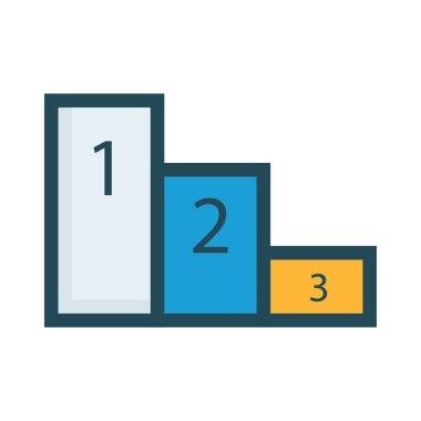 zafer merdiven simge vektör çizim 