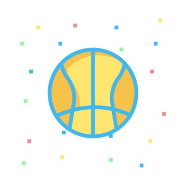 topu simge vektör çizim. Spor