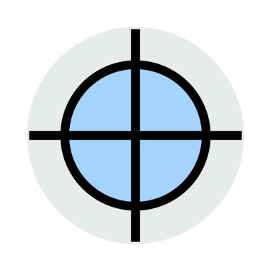 hedef simge vektör illüstrasyonu 