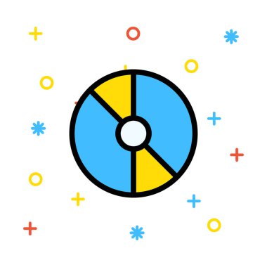 top ikon vektör illüstrasyonu 