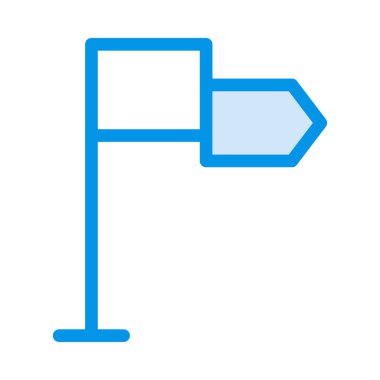 bayrak ikonu vektör illüstrasyonu 