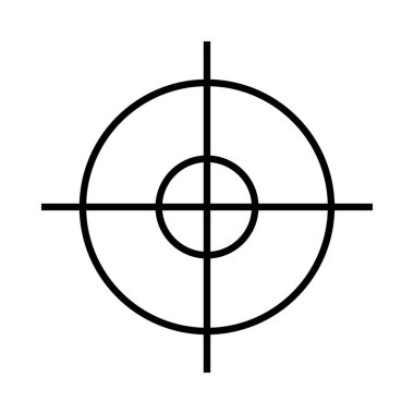 hedef simge vektör illüstrasyonu 