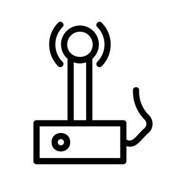 joystick simgesi vektör illüstrasyonu 